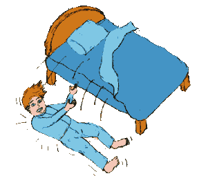 FALLING OUT OF BED